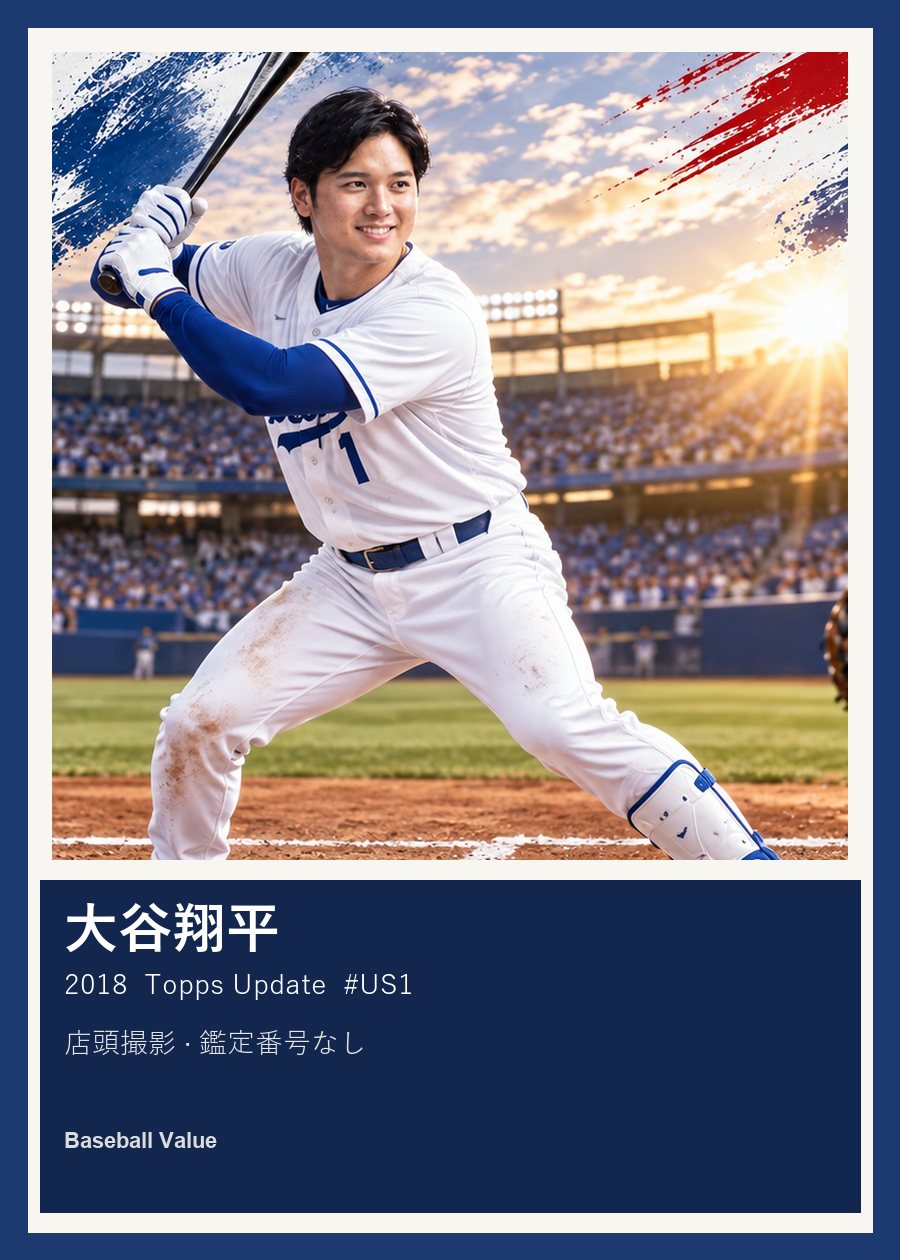 大谷翔平 Topps Update #US1
