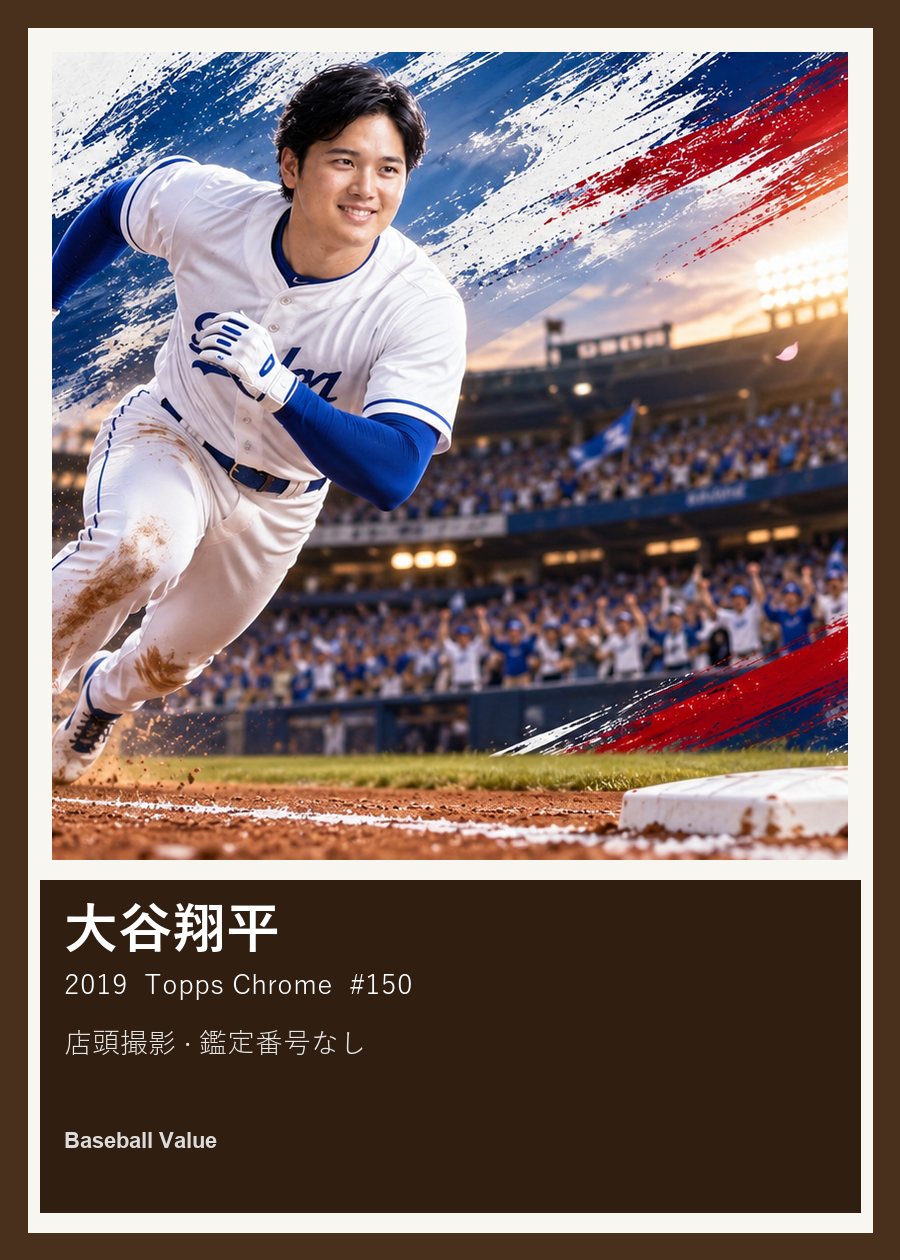 大谷翔平 Topps Chrome #150