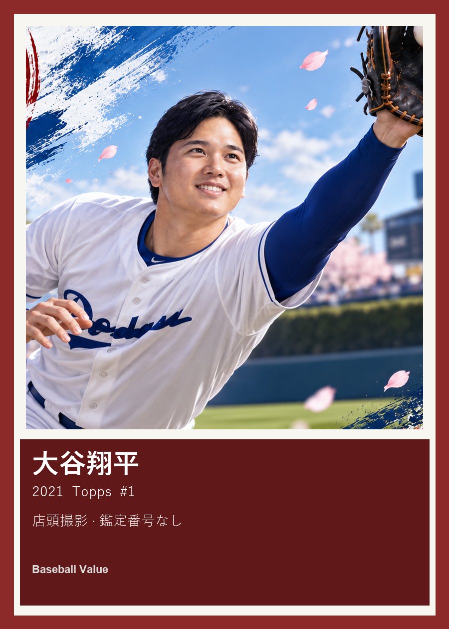 大谷翔平 Topps #1